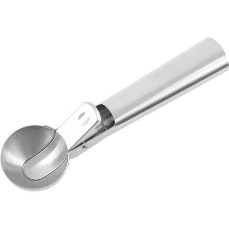 Interiors by Premier Matte Finish Ice Cream Scoop, Gelato Scoop with Convenient Function, Ice Cream Scoop Spoon in Silver Finish (1/4)