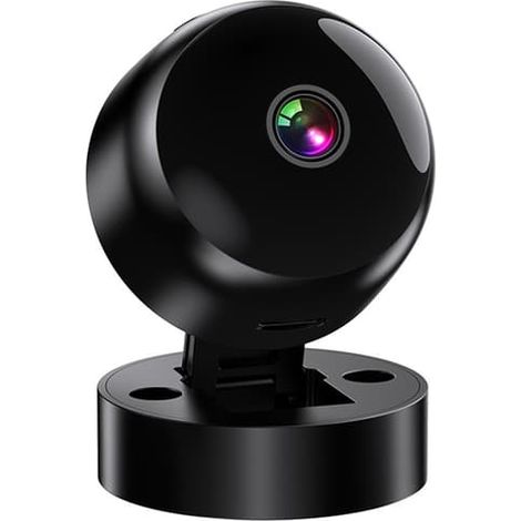 Mini caméra de surveillance WiFi avec vision nocturne et surveillance à distance en temps réel. Carte mémoire 32 Go. (1/5)