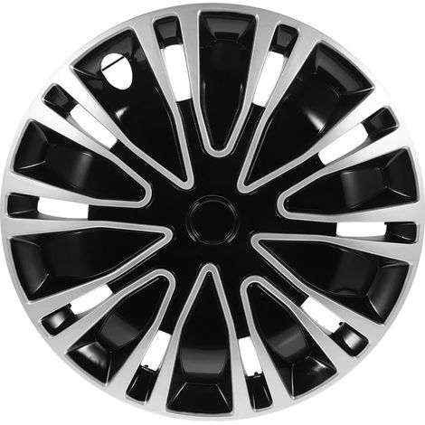 Radkappe – 1-teilig – PP – 15 Zoll – Universal – Für PKW, SUV, LKW – Schwarz (1/5)