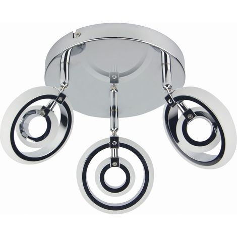 Plafoniera LED Candellux Celt 98-62024 3 luci cromo 3000K