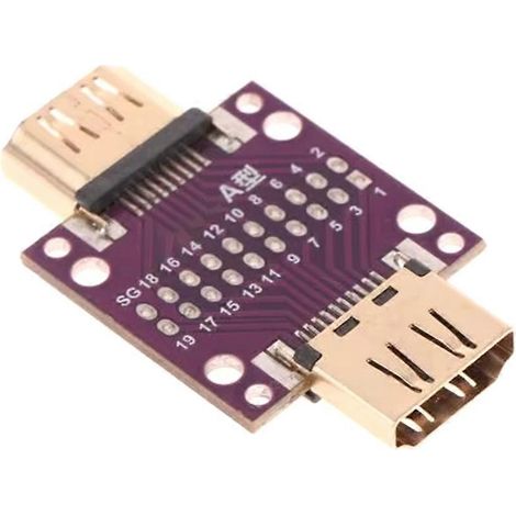 HDMI-Testadapterplatine kompatibel mit Stecker-Buchse/Buchse-Buchse/Stecker-Stecker mit F-zu-F-Wandlungsschaltung (1/5)