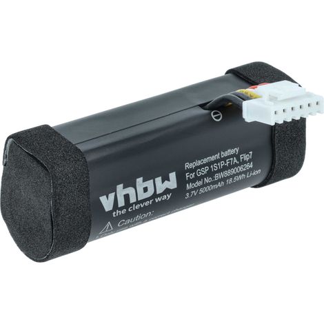 vhbw batteria sostituisce JBL GSP-1S1P-7FA per casse, altoparlanti, speaker (5000mAh, 3,7V, Li-Ion)