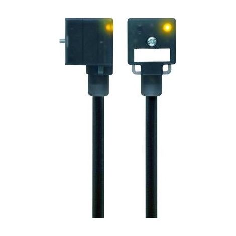 Connettore per valvola forma A Nero VA41-24.2-5/S370 Poli:Cavetto 3+PE 8047805 Escha Contenuto: 1 pz. (1/4)