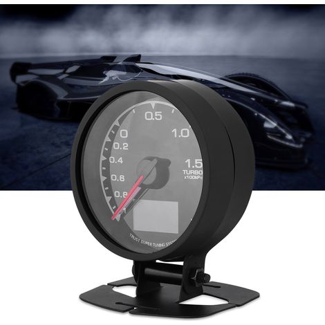 7-farbiger LED-Turbo-Tachometer mit Sensor und Halterung für Rennwagen (1/5)
