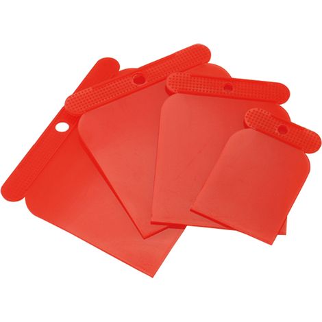 SPATOLE FLESSIBILI IN PLASTICA mm 50-80-100-120  - TOPTOOLS