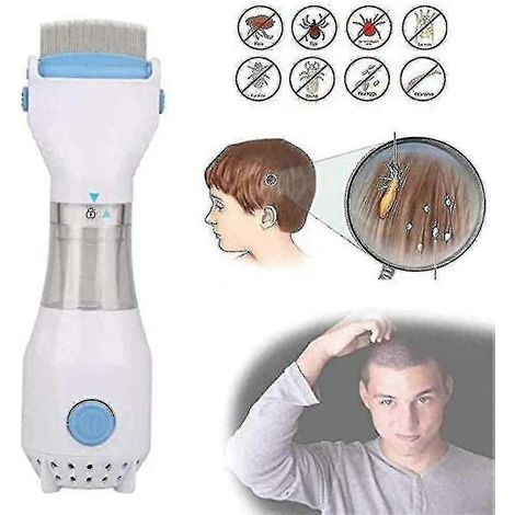 Peigne électrique anti-poux, peigne anti-poux pour animaux, aspirateur électrique pour le nettoyage des cheveux