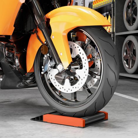 Aluminium Wheel Roller Stand for Easy Bike Maintenance and Cleaning-Supports Tyres Up to 180mm,227kg Capacity
