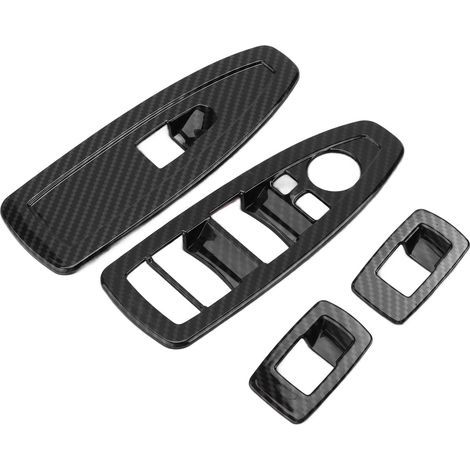 Car Window Lifting Switch Cover Frame Trim Carbon Fiber Style Replacement for X2 F47 2021+ (1/5)