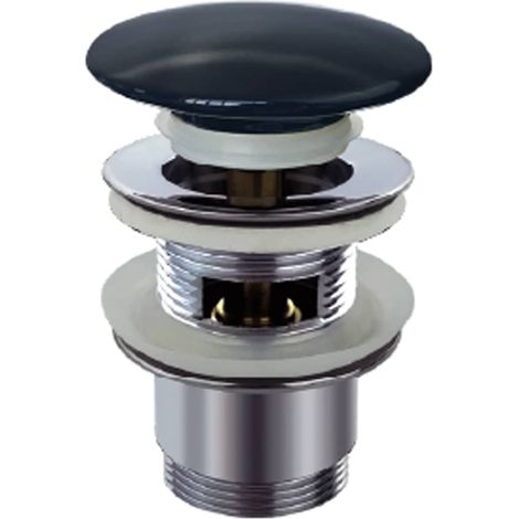Designer-Ablaufgarnitur 1¼"x65 mm Schwarz SCHÜTTE (1/2)