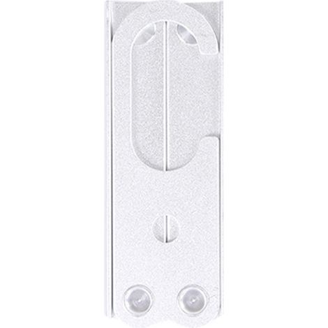 Reisekleiderbügel, faltbar, aus hochfester und leichter Aluminiumlegierung, silberfarbenes Tirp. (1/4)