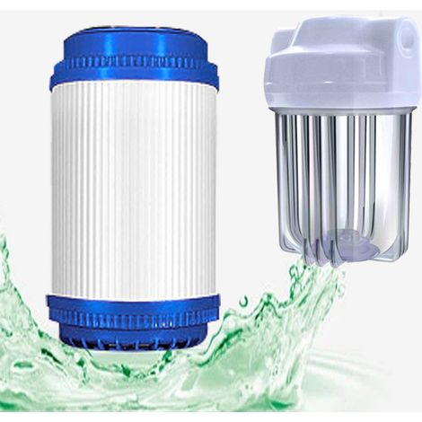 Cartouche filtrante universelle UDF – 5 pouces – charbon actif granulaire – pour purificateur d'eau domestique (1/2)