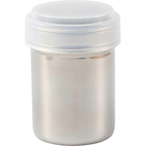 pot à épices en acier inoxydable, distributeur de café en poudre, bouteille de sel et de poivre, accessoires de cuisine avec couvercle en plastique (taille S)-5.9X9cm (1/3)