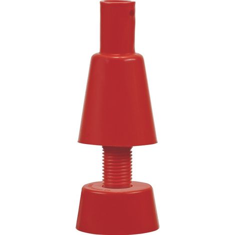 Cono de señalización accesorio p.ej. sujeción de luces PVC rojo tráfico WEMAS