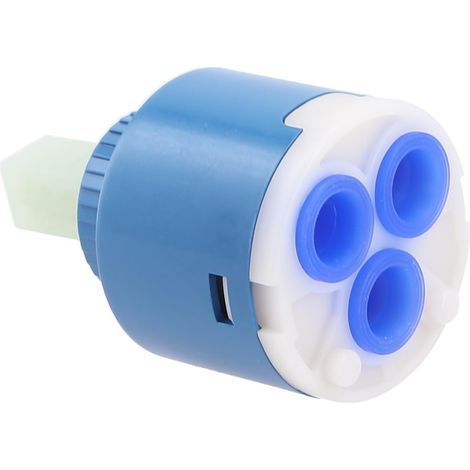 35mm ceramic tap cartridge for single lever mixer tap – Replacement valve core for hot and cold water tap for kitchen and bathroom sink repair (1/5)