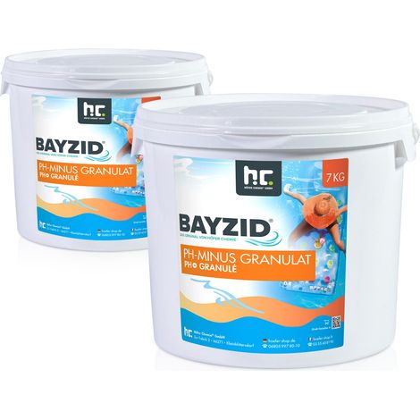 Höfer Chemie Gmbh – Granulés pH moins 14 kg – Régulateur de pH pour piscine – Dosage précis pour 2.500 à 50.000 litres – Ajustement rapide en 24h