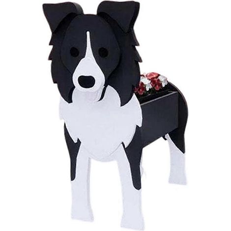 Cartoon-Haustier-Hunde-Blumentopf, zusammenbaubarer Hunde-Blumentopf, B-- (1/5)