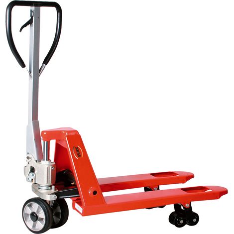 Schefer Gabelhubwagen Premium mit Schnellhub in Sonderlänge Gabellänge 800mm (1/4)