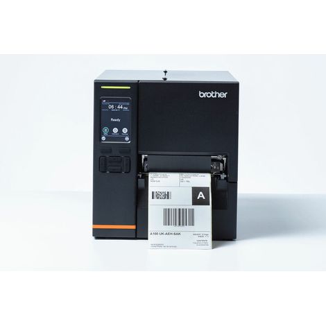 Brother TJ4021TN Stampante per Etichette CD Termica diretta Trasferimento 203x203 DPI 254 mm s Cablato LAN Nero (1/4)