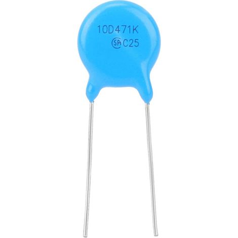 Tnfeeon Varistors 470 V, 10 Mm de Diamètre, Pack de 50, 10d471k 10k471 pour Stable. (1/5)