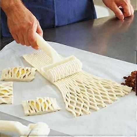 Rouleau à pâtisserie multifonction en plastique alimentaire, 20 cm (7,87 pouces), idéal pour la cuisson du pain, des biscuits, des tartes, des pizzas et autres pâtisseries. (1/5)