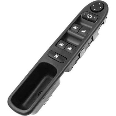 Levé Vitre Avant Gauche Drive CÔTÉ Vitre Électrique Interrupteur Principal, Interrupteur de Lève-Vitre Compatible pour Peugeot 307 307SW 307CC--TRIMEC