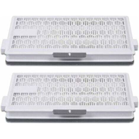 2er-Pack Airclean Plus 50 HEPA-Filter für Miele Complete C3 Powerline Staubsauger, S8340, Air Clean SF HA 50 für Complete C2 C3 Compact C1 C2 2, 2er-Pack Ersatzteile (1/4)