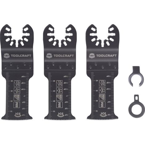 TOOLCRAFT TO-10283178  Bimetall Multifunktionswerkzeug-Zubehör-Set  32.5 mm  3 St.