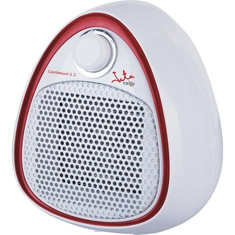 Calentador eléctrico JATA TC73 con 2 niveles de calor y ventilador. 1200 W. Muy silencioso. 45 dB. Calentamiento rápido. Sistema (1/3)