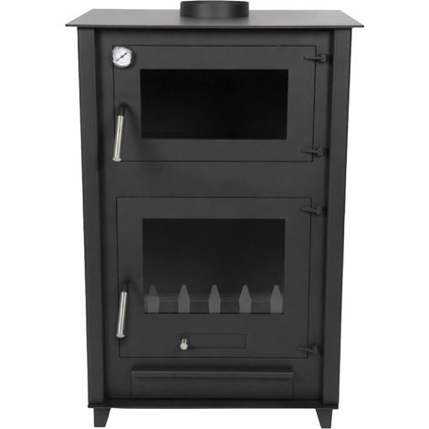 AURALIS Poêle à bois et four multifonction - 13 kW (1/5)