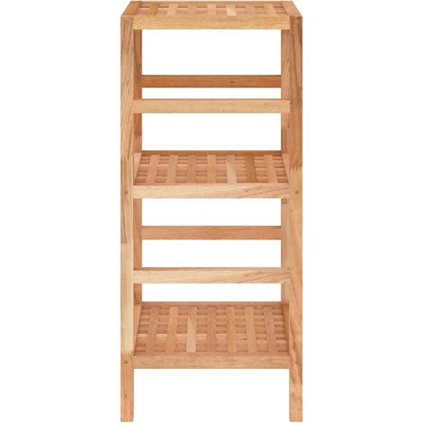 vidaxl Badezimmerregal Massivholz Nussbaum 35,5x35,5x79 cm