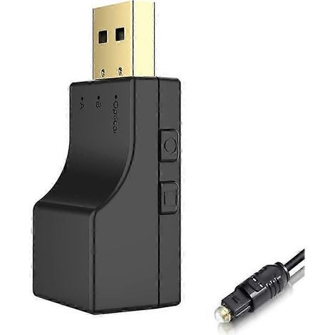 Émetteur Bluetooth + SPDIF 2 en 1, émetteur audio Bluetooth 5.0, transmission optique sans fil à faible latence (1/5)