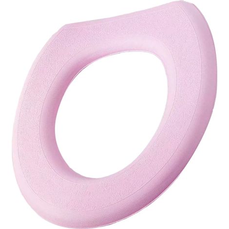 Housse de siège de toilette universelle pour salle de bain, coussin souple en EVA, imperméable et auto-adhésif (1/5)