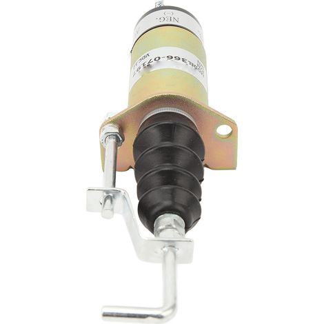 Électrovanne de carburant 12V DC pour générateur, vanne d'arrêt de sécurité 366-07197 (1/5)