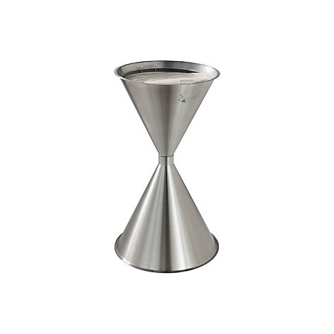 VAR Posacenere a cono in metallo acciaio inox inossidabile (1/3)