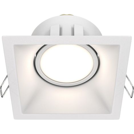 Maytoni Dot Spot encastré carré blanc 1xGU10