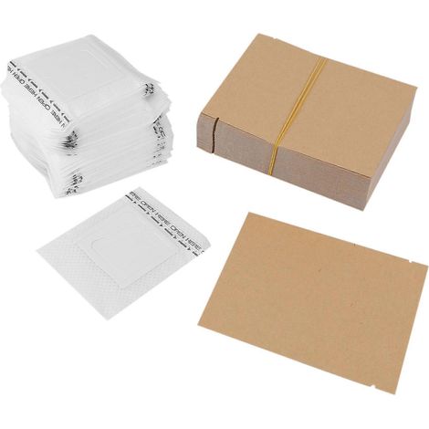 100 Kaffeefilterbeutel und Kraftpapiertüten für den Aufguss (1/5)