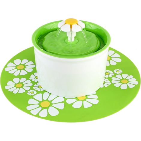 Fontaine À Eau Pour Animaux - 1,6 L - Design Détachable - Flux En Cascade - Filtre À Charbon Inclus - Pour Chat Et Chien