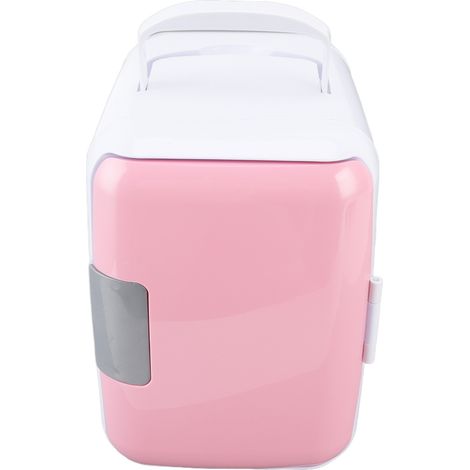 Mini réfrigérateur de voiture 4L ABS, glacière compacte pour cosmétiques et maquillage, cadeau rose, usage auto uniquement (1/5)