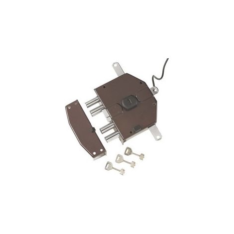 FA v 8230 Serrure de sA curitA A lectrique avec entrA e droite de 65 mm sans tiges (1/3)