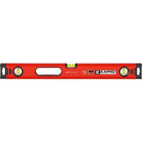 Livella professionale in alluminio SATURN 200 cm 3 bolle 987XL-41-200 KAPRO