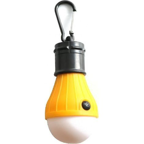 Tragbare LED-Zeltleuchte mit Clip und Haken, Hurrikan-Notbeleuchtung (Gelb) (1/4)