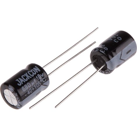 Condensateur RS PRO 680µF, 10V c.c.