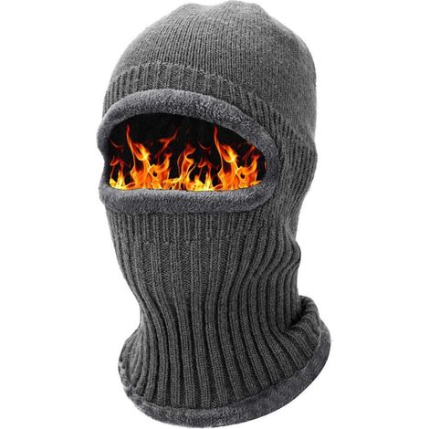Sturmhaube Winter für Damen und Herren, winddicht, atmungsaktiv, mit Fleecefutter (1/5)