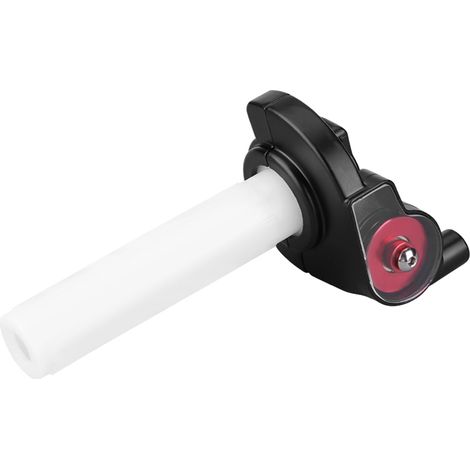 22-mm-Gasgriffe mit Sichtfenster für Motorräder, roter Metall-Drehlenker für Dirtbikes (1/5)