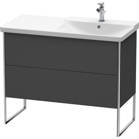 XSQUARE mobile lavabo lavabo dritto 805x1010x473mm flanella grigio satinato