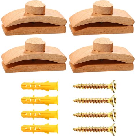 4pcs Cintres Courtepointes, Pince Murale Tapisserie (Style Cœur) (1/5)