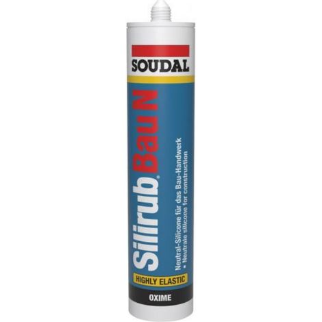 Soudal Bausilikon Silirub N 12,5E 300mL schwarz 120715 (1/2)