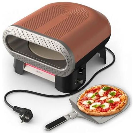 Horno de pizza eléctrico para exterior - TEFAL - JM600TE0 - 2600W - Piedra giratoria - Hasta 400°C (1/5)