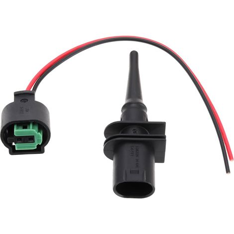 2pcs Capteur de Température d'air Ambiant et Fils de Prise 61138365340 61130005199 65816905133 Compatible avec Mini Capteur de Température d'air Ambiant Extérieur