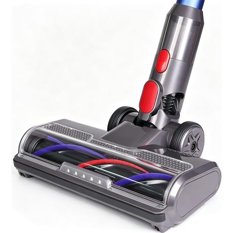 Tête de brosse compatible Dyson V7 V8 V10 V11 V15, 5 LED, accessoire aspirateur pour sols durs et tapis (1/5)